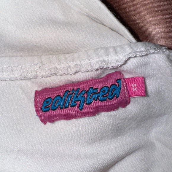 White Edikted mini skirt XS - Picture 3 of 3